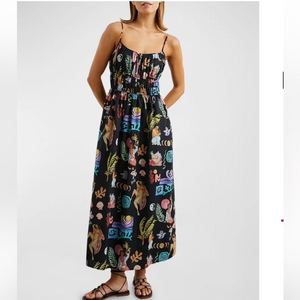NWT Rails Fatima Maxi Dress Bathing Ladies M